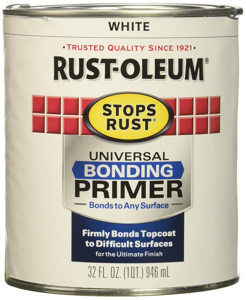 RUST-OLEUM 330494 Quart Universal Bonding Primer، أبيض، 32 أونصة سائلة (عبوة من قطعة واحدة)